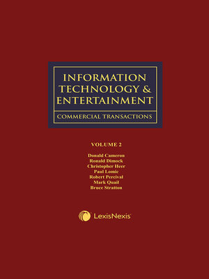 cover image of Canadian Forms & Precedents - Commercial Transactions - Information Technology & Entertainment